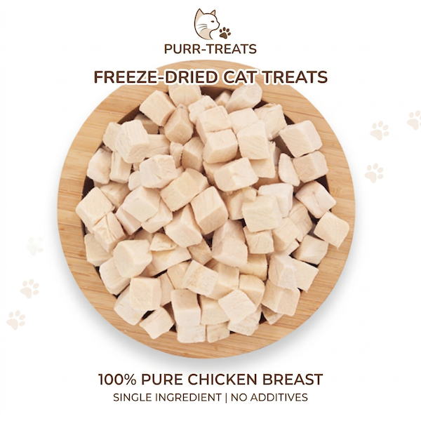 Freeze-dried cat treats